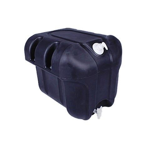 Plastik Su Tankı - Siyah - 30L - Kare - Lokhen