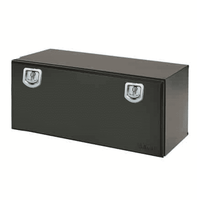 Toolbox, Black P/C Steel With S/S Polished Lid 1 Euroinox - 1000 X 300 X 500 - Bawer
